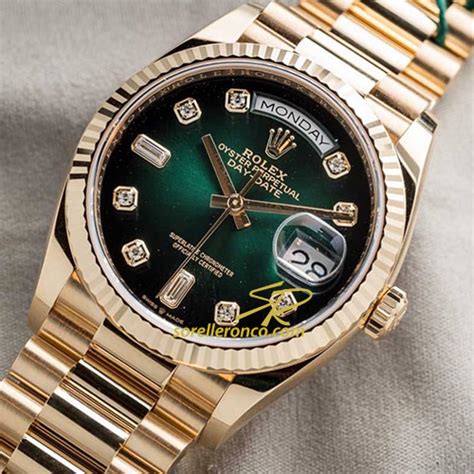 rolex day date verde prezzo